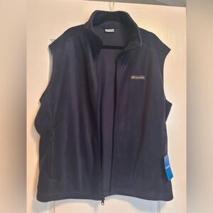 Columbia Dark Blue Fleece Vest